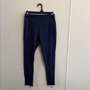 Ellen Tracy Navy High-Waist Leggings